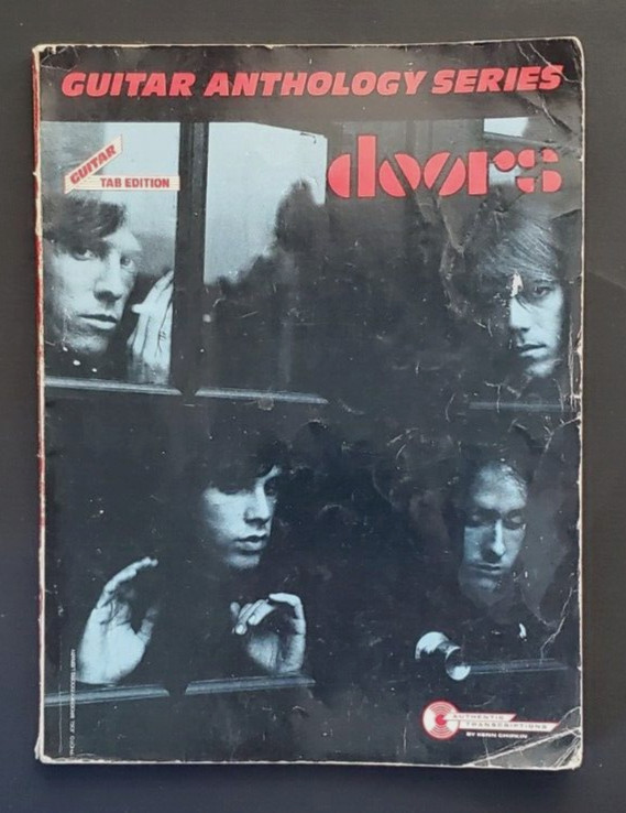 THE DOORS Guitar Anthology Series SONGBOOK (1990) Guitar Tab Edition 112 pages