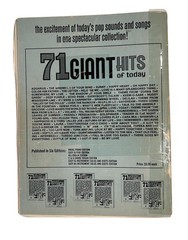 1969 Big 3 Easy Listening Top 50 All-Organ Music Book Junk Journal Ephemera