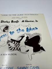 Vtg 1963 « Look To The Lilies » Broadway Vocal Selection Piano First Performance
