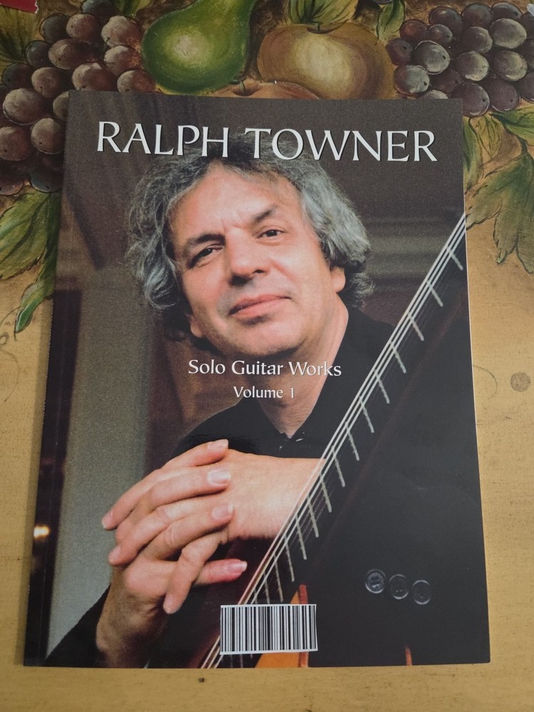 Ralph Towner Solo Guitar Works For Classical Guitar Rare Book,Vol #1