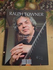 Ralph Towner Solo Guitar Works For Classical Guitar Rare Book,Vol #1