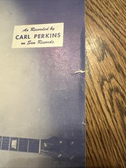 Blue Suede Shoes Sheet Music Carl Perkins 1956 Rockabilly Rock And Roll Standard