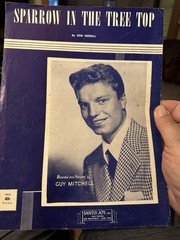 H 1951Sheet Music by GUY MITCHELL ‘Sparrow In The Tree Top’ by Bob Merrill