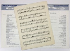 1935 Sears Regal Edition Gold And Silver Piano Sheet Music Franz Lehar Robbins
