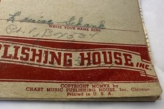 1920 Warner&rsquo;s Harmony Blank Music Book Chart Music Publishing House Chicago VTG
