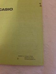 Casio Songbook Music Library Piano Scores Book, Large 128 Pages Excellent Cond.