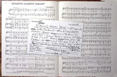 1957 LA VERN BAKER HUMPTY DUMPTY HEART AUTOGRAPHED HENRY BOYE SHEET MUSIC Z3015