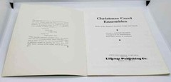 Eleanor Whitsett Christmas Carol Ensembles Lillenas 1963 Vocal Piano Sheet Music