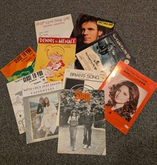 Ridiculously ENORMOUS Lot of 75+ Extremely Random Vintage Sheet Music and Books