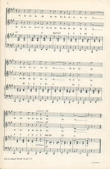 It&rsquo;s A Small World Sheet Music SA Chorus Disneyland 1971 Sherman Muller
