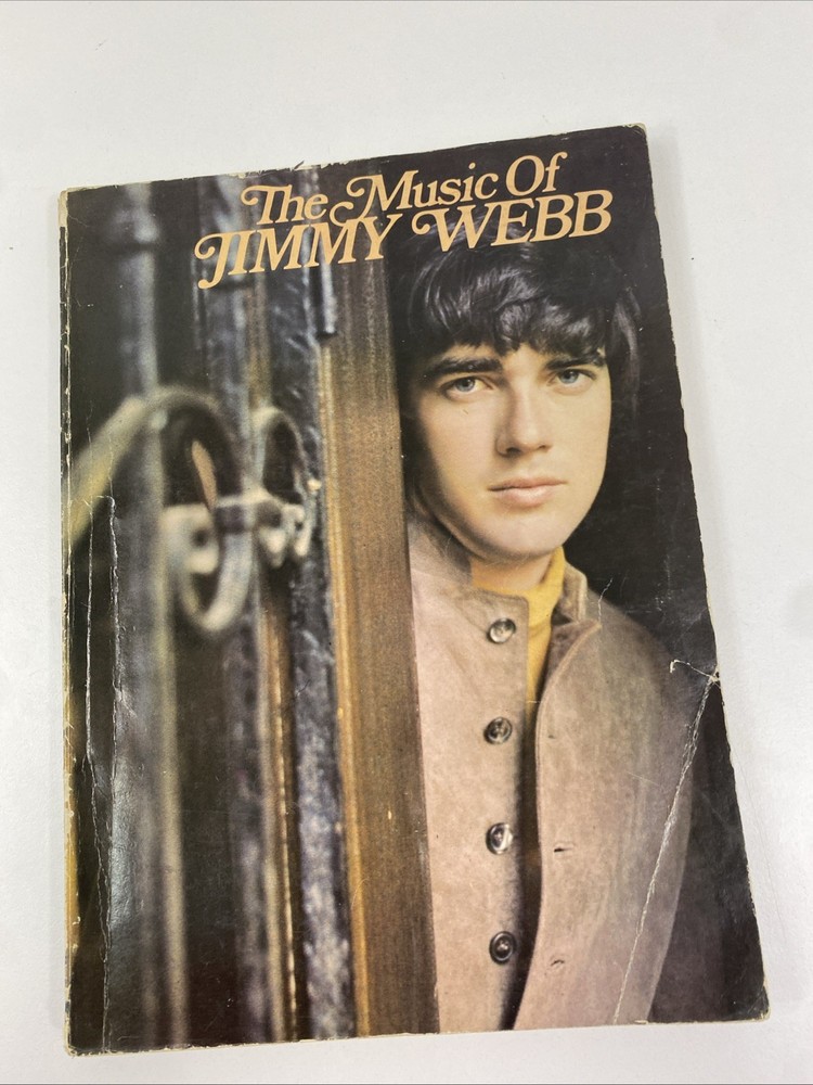 The Music of Jimmy Webb Sheet Music Paperback Songbook 1969 Vocals Guitar Piano