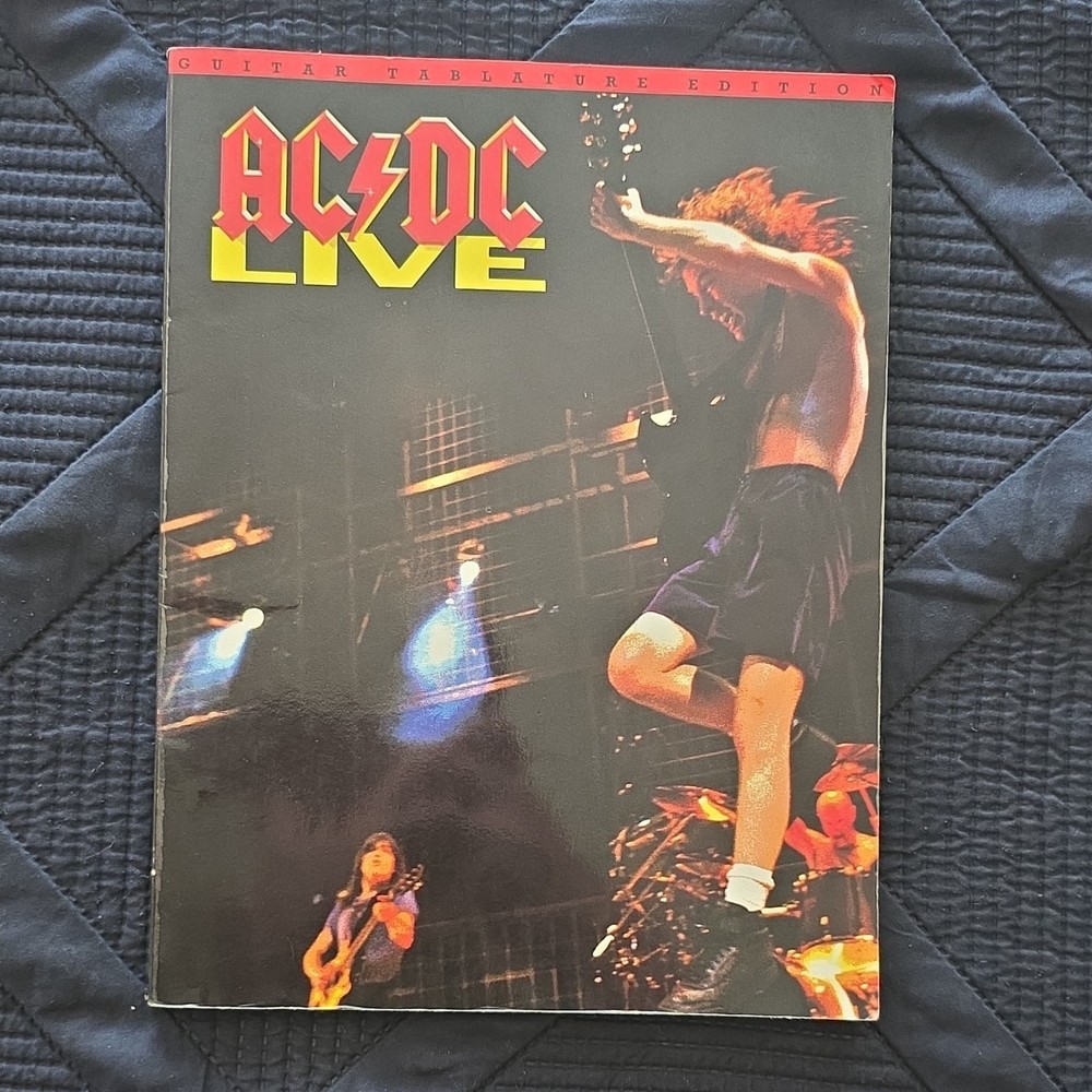 AC/DC Live Guitar Tablature Edition Sheet Music Rock Amsco Publications