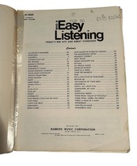 1969 Big 3 Easy Listening Top 50 All-Organ Music Book Junk Journal Ephemera