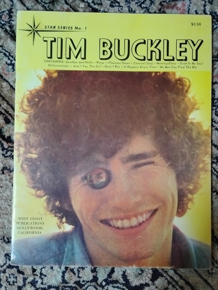 Tim Buckley Song Book 1968 Sheet Music Lyrics Goodbye Hello Jeff Zappa songbook