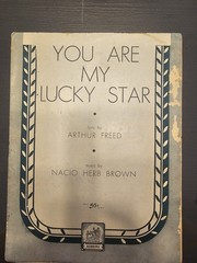 You Are My Lucky Star Piano Sheet Music with LYRICS, GUITAR TABS 1943