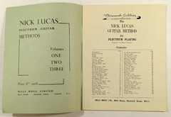 Nick Lucas Plectrum Guitar Method Volume 3 Vintage Instruction, UK Sheet Music
