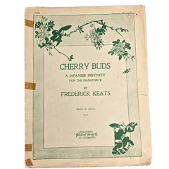 Cherry Buds Piano Sheet Music A Japanese Festivity Frederick Keats 1919 Vintage