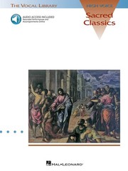 Sacred Classics High Voice Classical Vocal Piano Sheet Music Book Online Audio