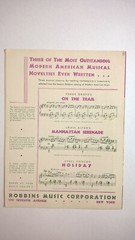 Marion Davies Gary Cooper Sleepy Head Sheet Music 1934 MGM Movie Operator 13