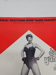 1958 Damn Yankees Vocal Selections From PB 32 Pages Tab Hunter Piano Guitar