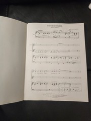 Unforgettable by Irving Gordon1991 Sheet Music performance Nat King/Natalie Cole