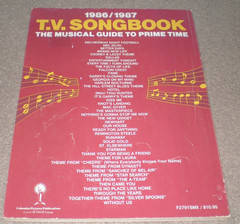 Television Songbook 1986 / 1987 Dallas Golden Girls Dynasty Newhart & More T.V.