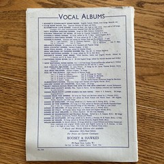 Twice 16 Choral Songs for Female Voices arr. Wiseman and Northcote, 1949 Vintage