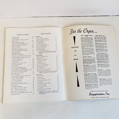 Vintage 1965 The Sunday Morning Organist Volume 3 Sheet Music Songbook 33 Songs