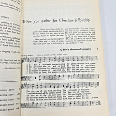 Inter-Varsity Christian Fellowship Hymns Music Songbook Gospel 1950 Book Vintage