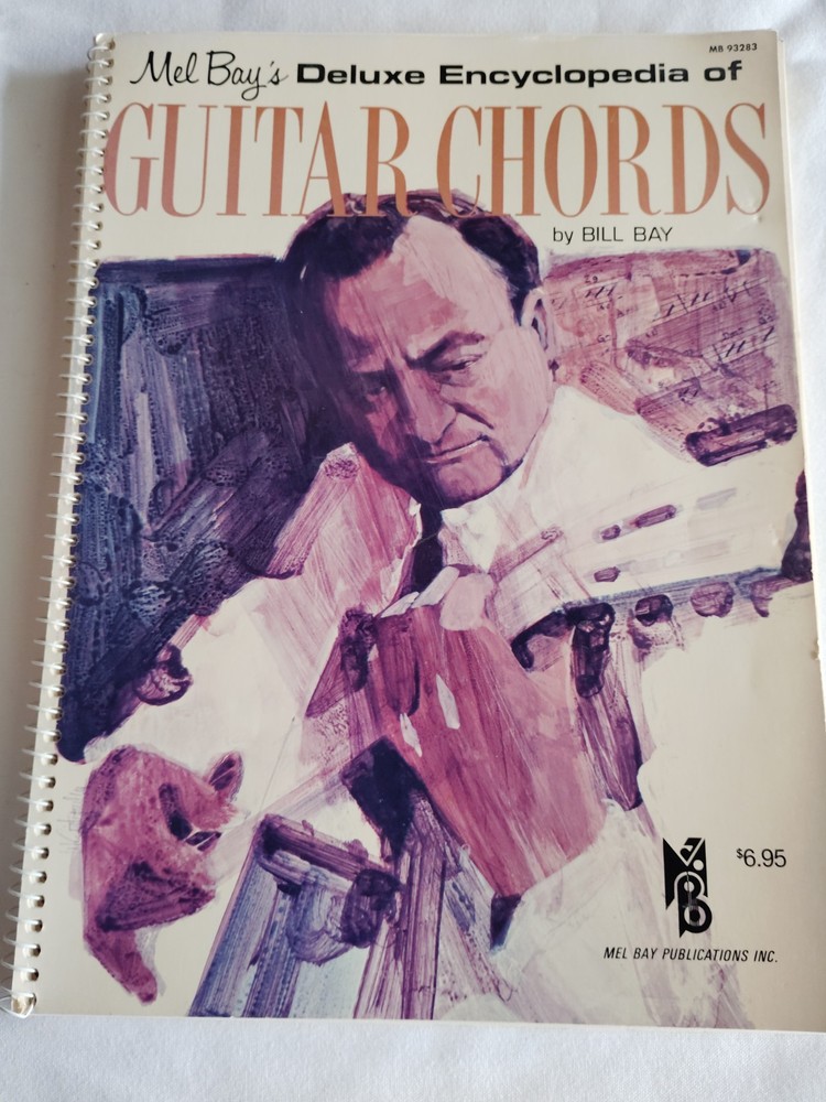 1971 First Edition Mel Bay&rsquo;s Deluxe Encyclopedia Of Guitar Chords By Mel Bay