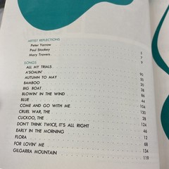 The Peter Paul And Mary Song Book Sheet Music Piano Vocals Guitar 60s Pop M40