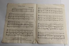 1953 Cole Porter Sheet Music I Love Paris Can-Can