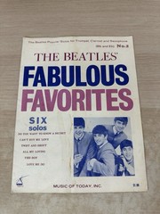 The Beatles&rsquo; Fabulous Favorites: 6 Solos Trumpet, Sax, Clarinet 1964 Sheet Music