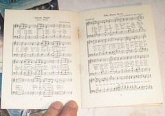 Lot of (5) CHRISTMAS CAROLS Song Book Vintage John Hancock Mutual Co. no 115