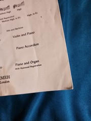 The Lord&rsquo;s Prayer Albert Hay Malotte Med vocal voice piano organ sheet music