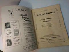 Latin American Favorites Music for Everyone Vocal and Piano Solos 1953