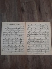 Guy Lombardo Cover Sheet Music I&rsquo;m Just A Little Blue Boy Irving Berlin Program
