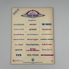 The Best of Yes Sheet Music Book Piano Guitar Songbook Vintage 1984 Warner Bros