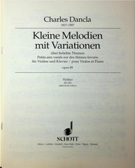 Petits airs varies (Opus 89) for Violin and Piano