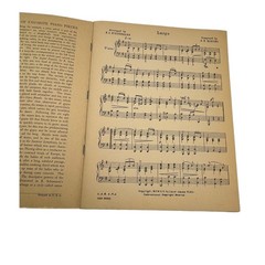 Vtg 1939 Whitman Red Book Simplified Favorite Piano Pieces Music Nostalgic Songs