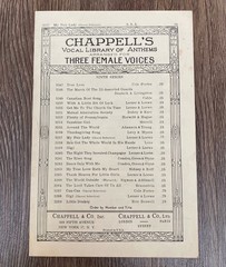 My Fair Lady SSA Choral Music 1958 Three Female Voices Sheet Music