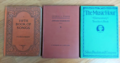 Vintage Books Lot Applied Harmony Fifth Book of Songs The Music Hour Elementary