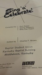 Sing &lsquo;n&rsquo; Celebrate! 1971 Songbook 70s Christian Church Music Gospel Youth