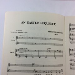An Easter Sequence Choral Music Songbook Boys or Female voices