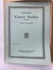 Vintage Lot Of 5 Czerny Piano Study Book Lot Schirmer Theodore Presser Set