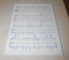 Original 1980 Joan Jett Blackhearts I Love Rock n Roll 6 Page Sheet Music