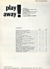 Play Away For Bb Instruments 21 Songs W/Piano Acc. Trumpet-Clarinet-Tenor Sax