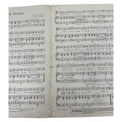 Cindy Walker Sheet Music Dime A Dozen 1949 Piano Vocal Easy Listening