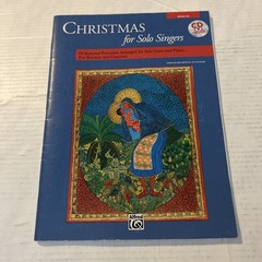 Christmas For Solo Singers Medium Low Sheet Music Book Alfred No CD Jay Althouse
