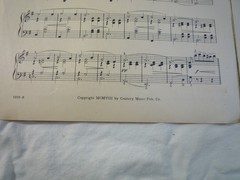 The Merry Widow Waltz for Piano Franz Lehar Sheet Music 1908 Century Music